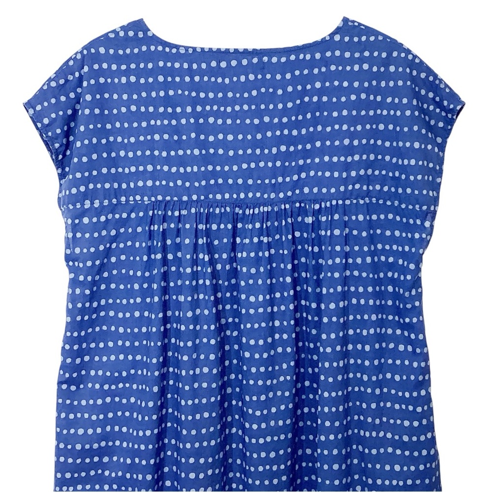 Gudrun Sjoden Polka Dot Dress Size M 100% Cotton Shift Dress Lagenlook - Picture 5 of 8
